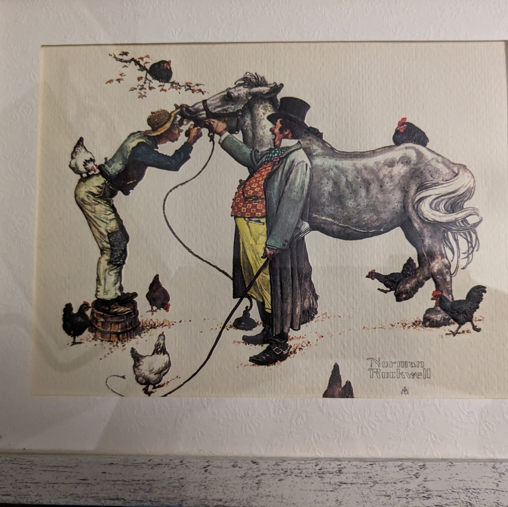 Vintage Norman Rockwell print